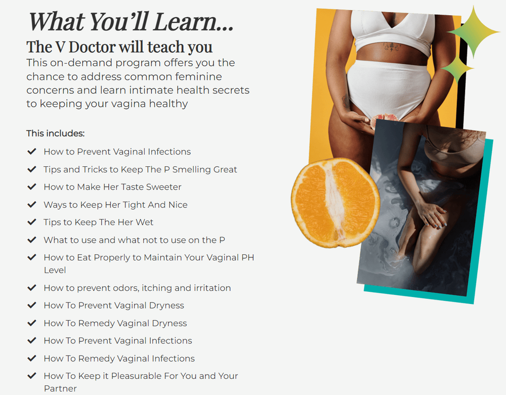 NEW V Doctor Sweet Spot VIP MASTERCLASS w/ Juicing Recipe Favorites - The V Doctor Natural Feminine Care