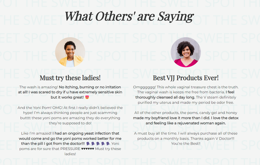 NEW V Doctor Sweet Spot VIP MASTERCLASS w/ Juicing Recipe Favorites - The V Doctor Natural Feminine Care