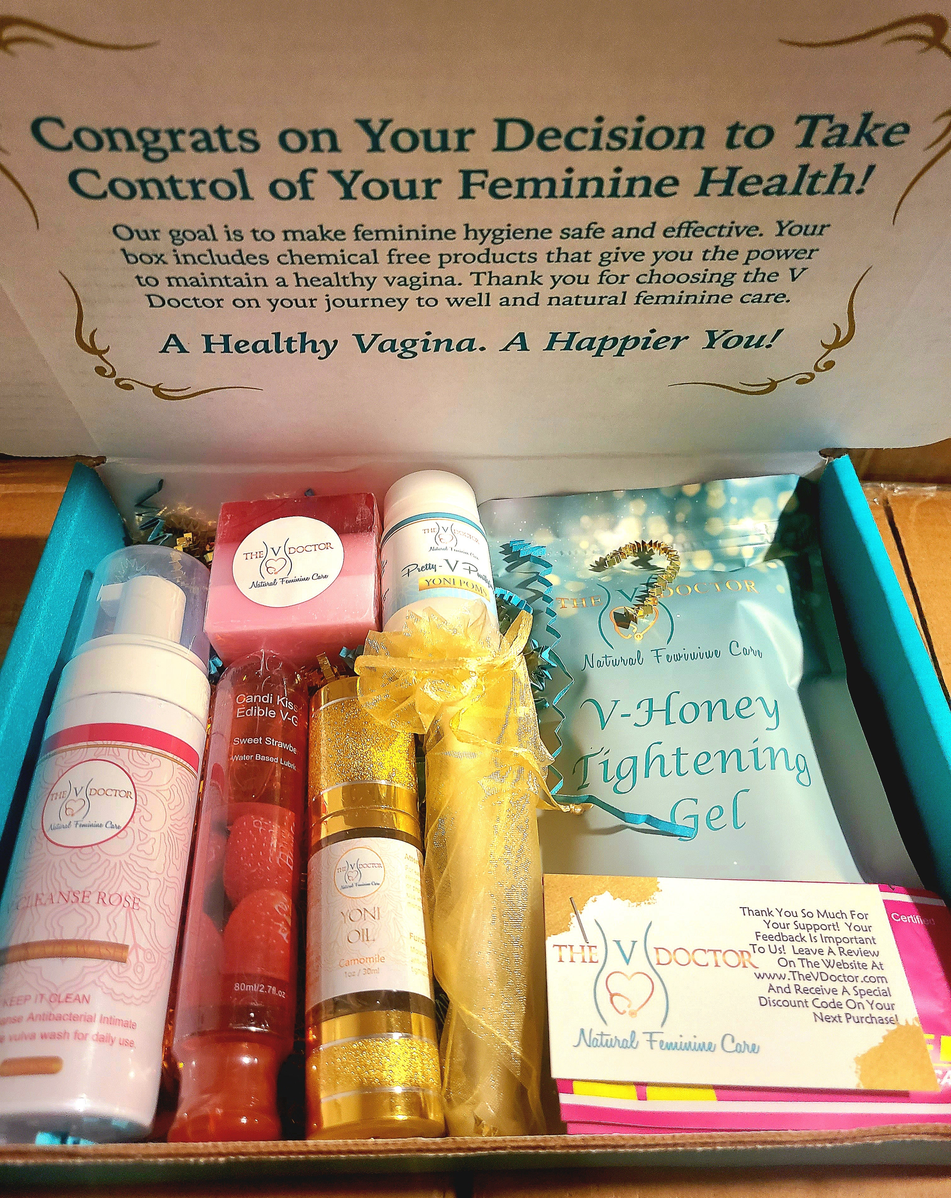 Build-A-Box "Make It Personal"  ON SALE NOW!! - The V Doctor Natural Feminine Care