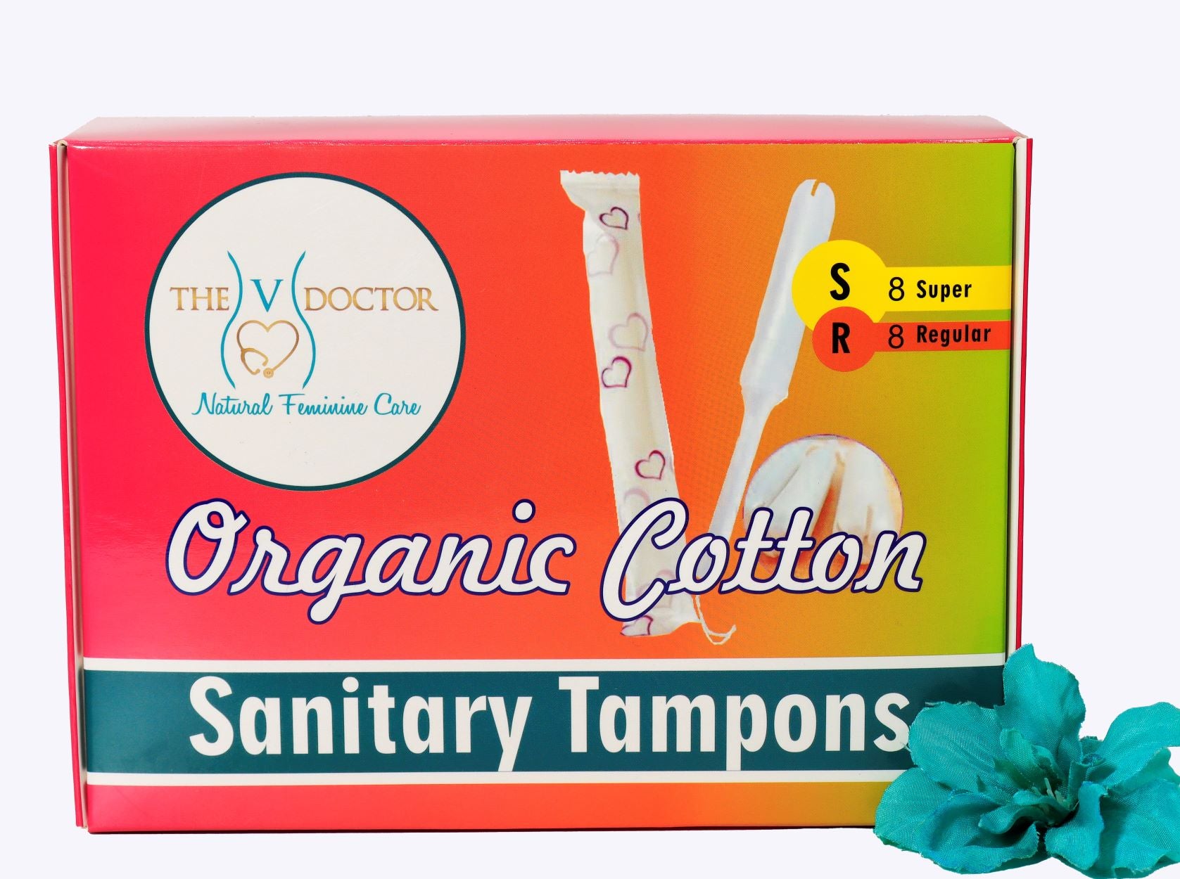 Organic Tampons - The V Doctor Natural Feminine Care