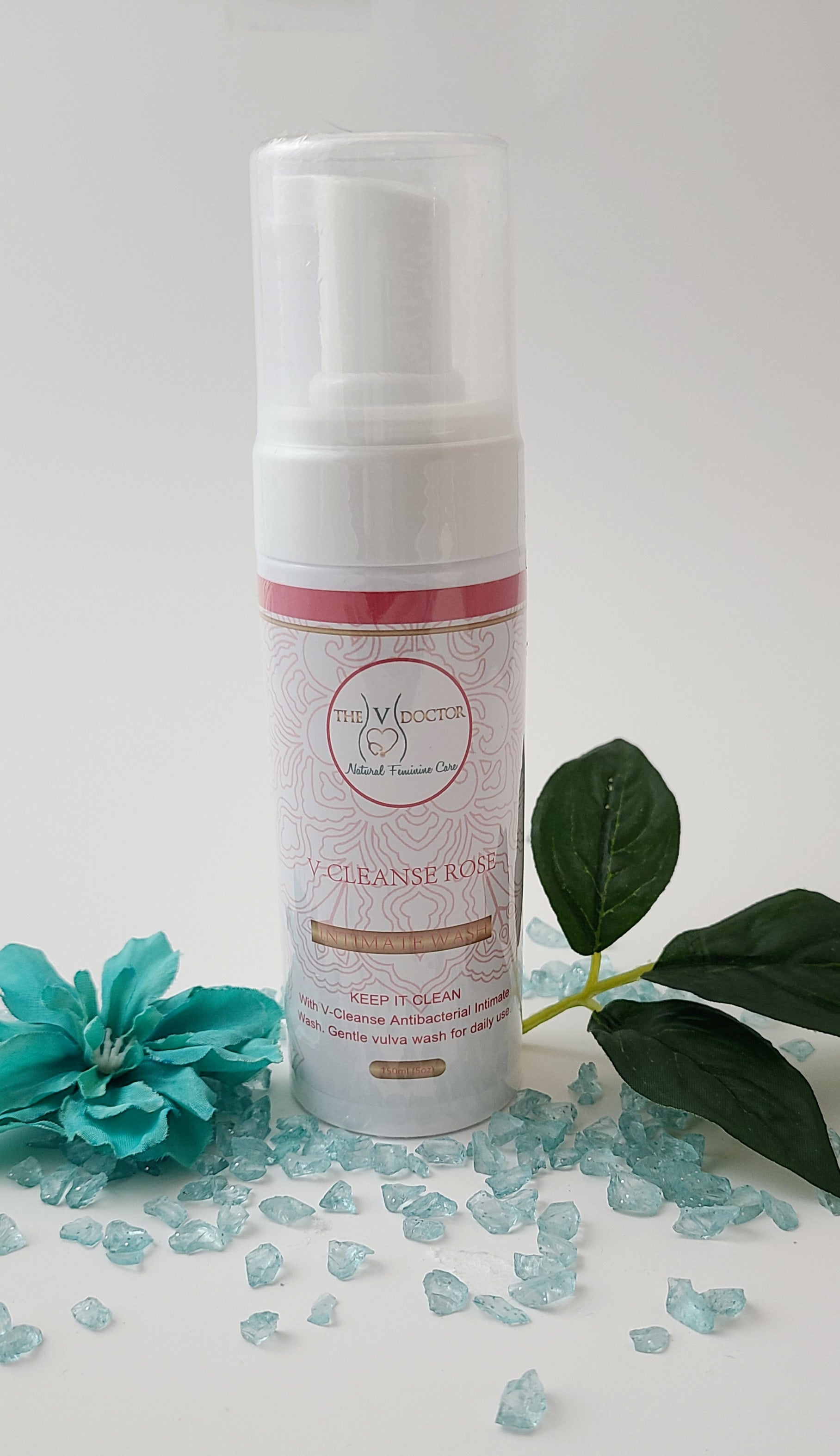 "KEEP IT CLEAN" V-Cleanse Intimate Rose Wash - The V Doctor Natural Feminine Care