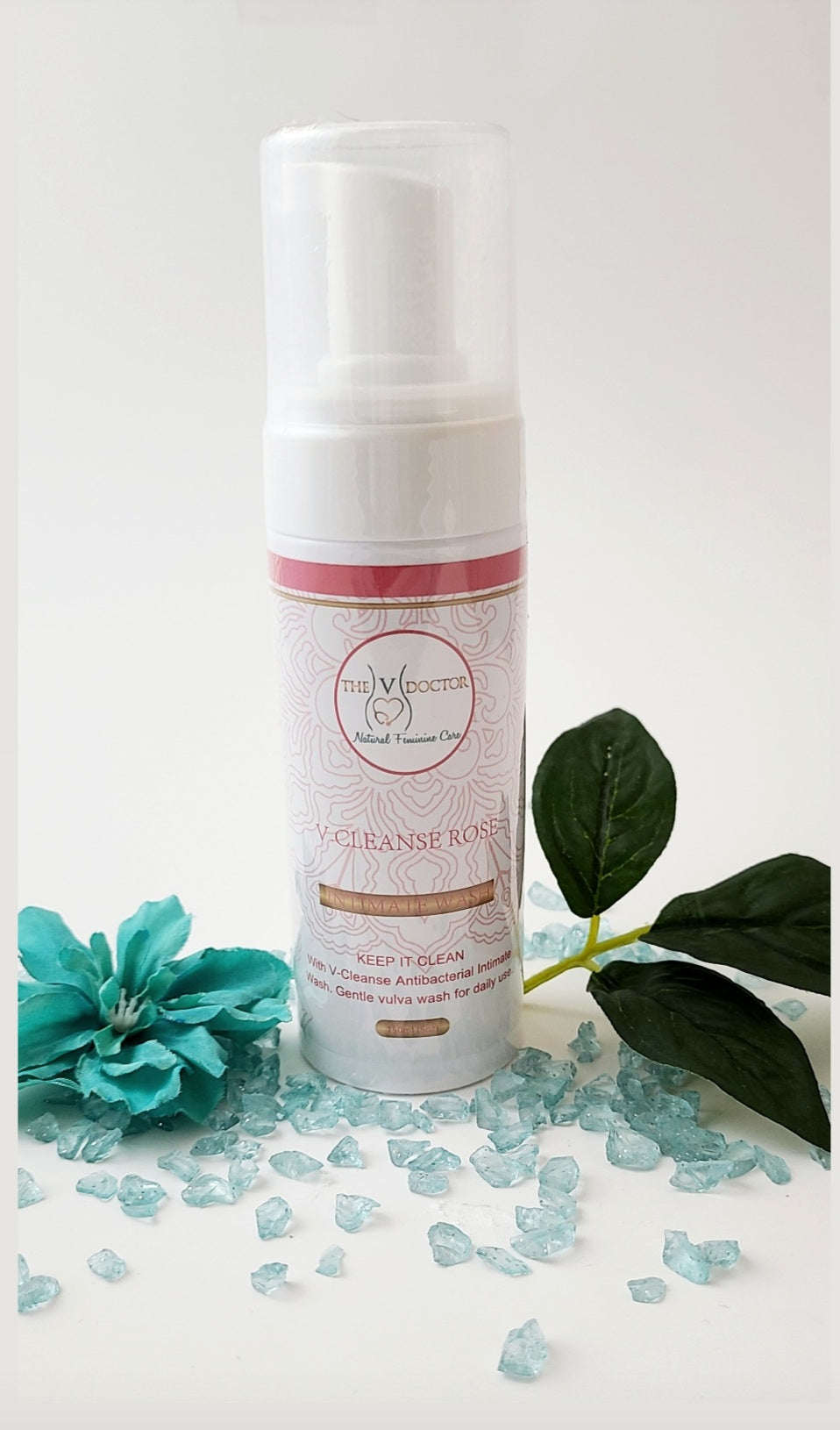 "KEEP IT CLEAN" V-Cleanse Intimate Rose Wash - The V Doctor Natural Feminine Care